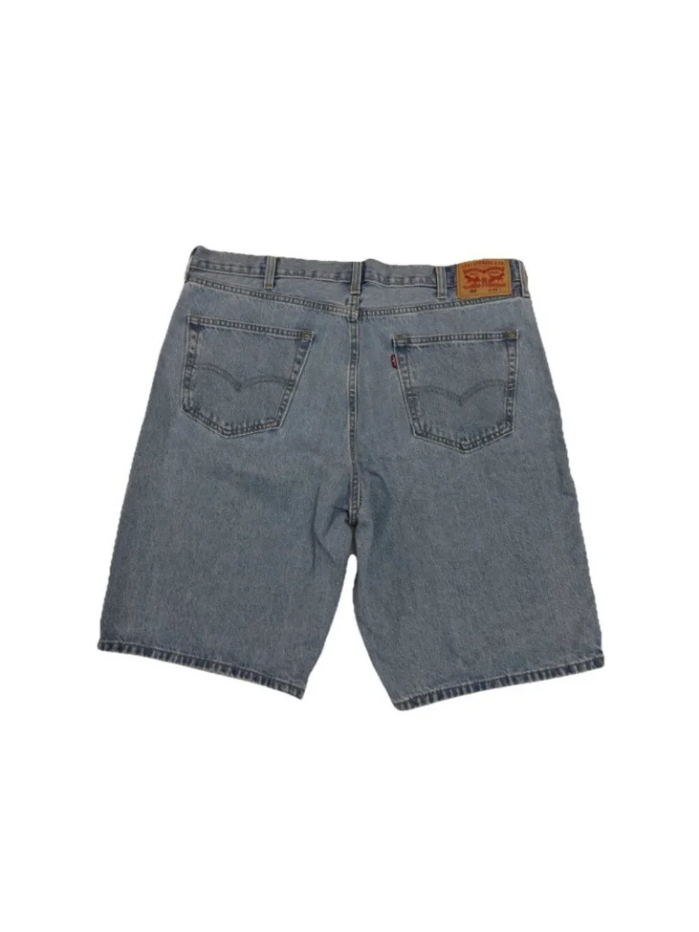 Levi’s 569 Loose Straight Denim Shorts Mens 40 Light Wash Blue Jean Shorts